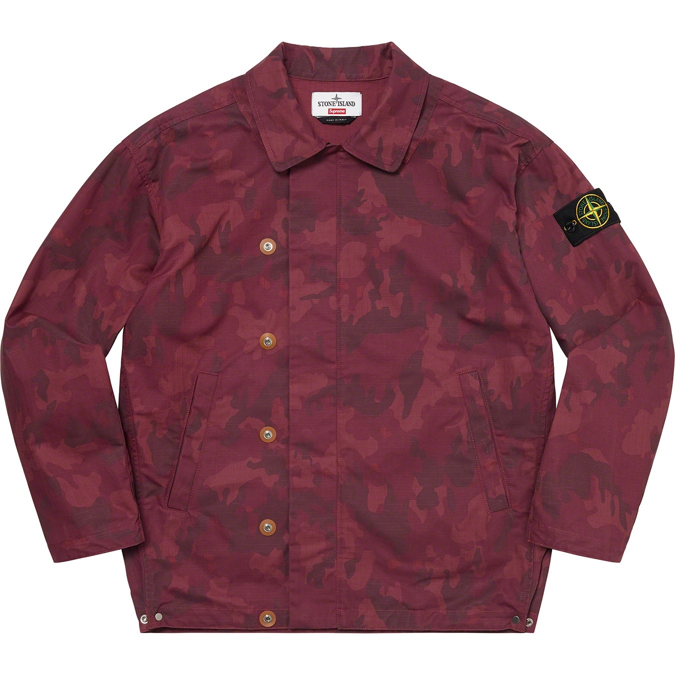 Supreme®/Stone Island® Reactive Ice Camo Ripstop Jacket view 6
